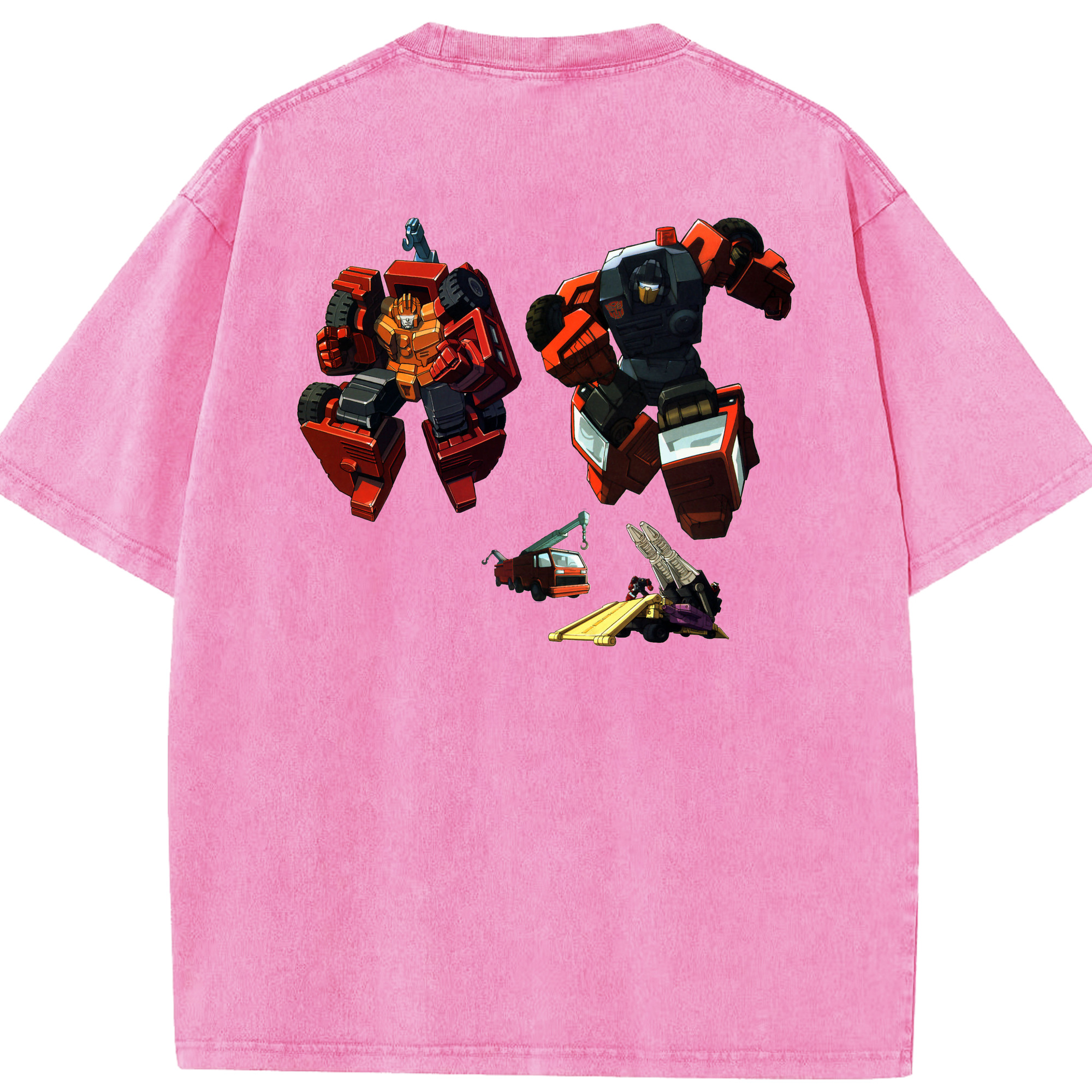 （画像用）  綿100% ヴィンテージ風 半袖Tシャツ（背面プリント）
